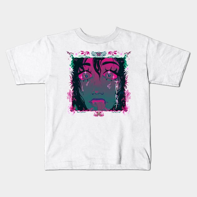 THIRST 1 Kids T-Shirt by snowpiart